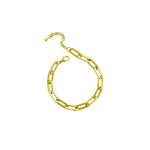ISLA Everyday Chain Bracelet | Gold Paperclip - Juli's Wearable Art