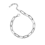 ISLA Everyday Chain Bracelet | Steel Paperclip - Juli's Wearable Art