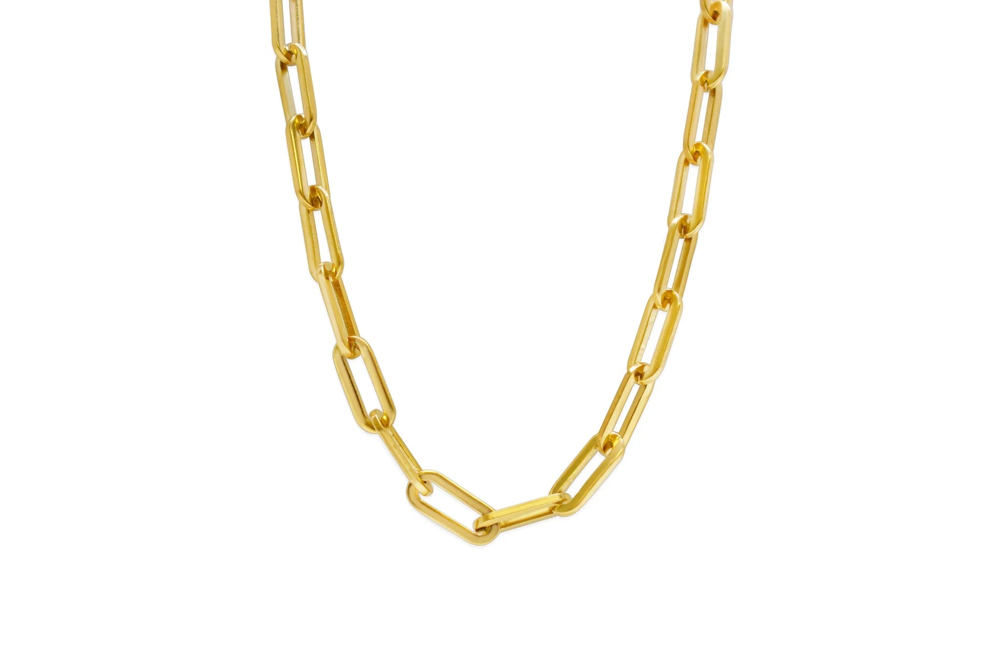 ISLA Everyday Chain Necklace | Gold Paperclip - Juli's Wearable Art