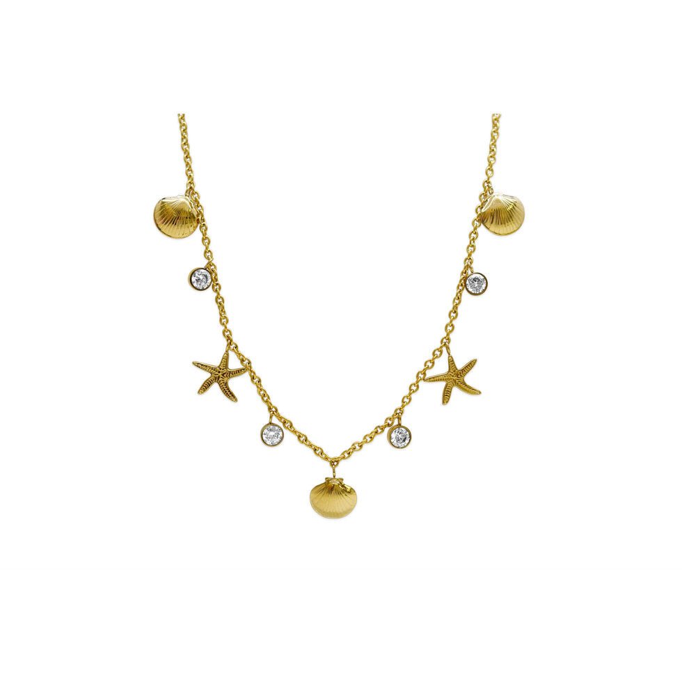 ISLA Fun in the Sun Necklace | Goes Coastal | Gold - Juli's Wearable Art