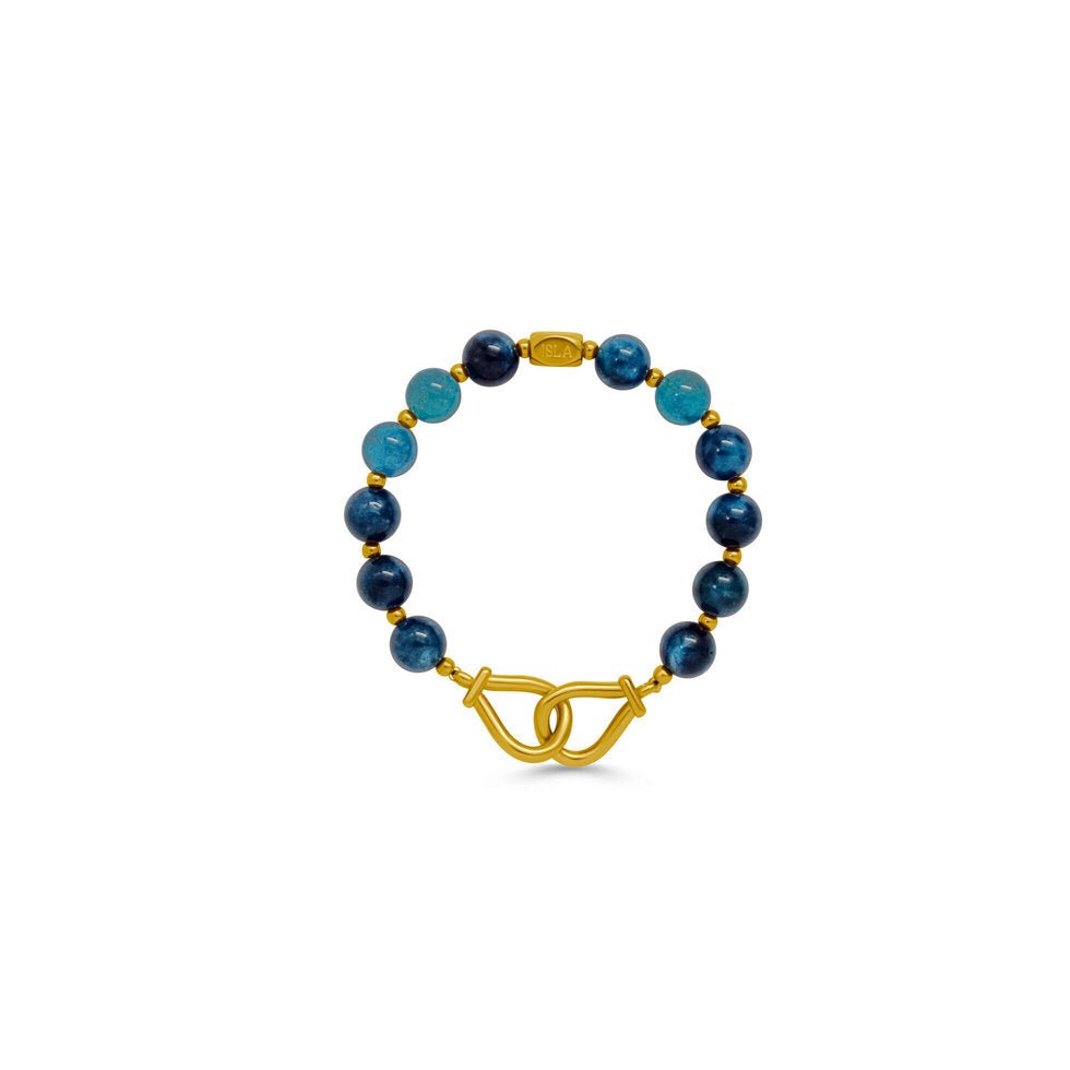 ISLA Get Hooked Stretch Bracelet | Gold | 'Turqs & Caicos'