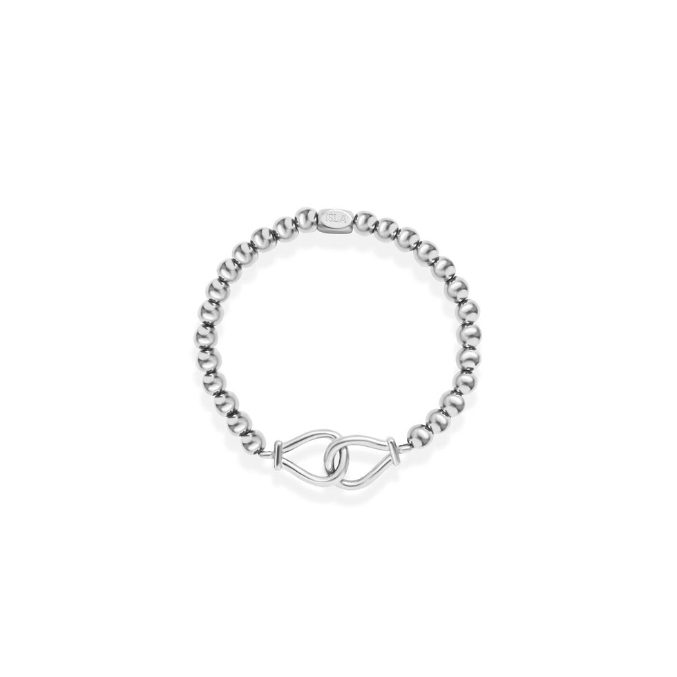 ISLA Get Hooked Stretch Bracelet | Steel