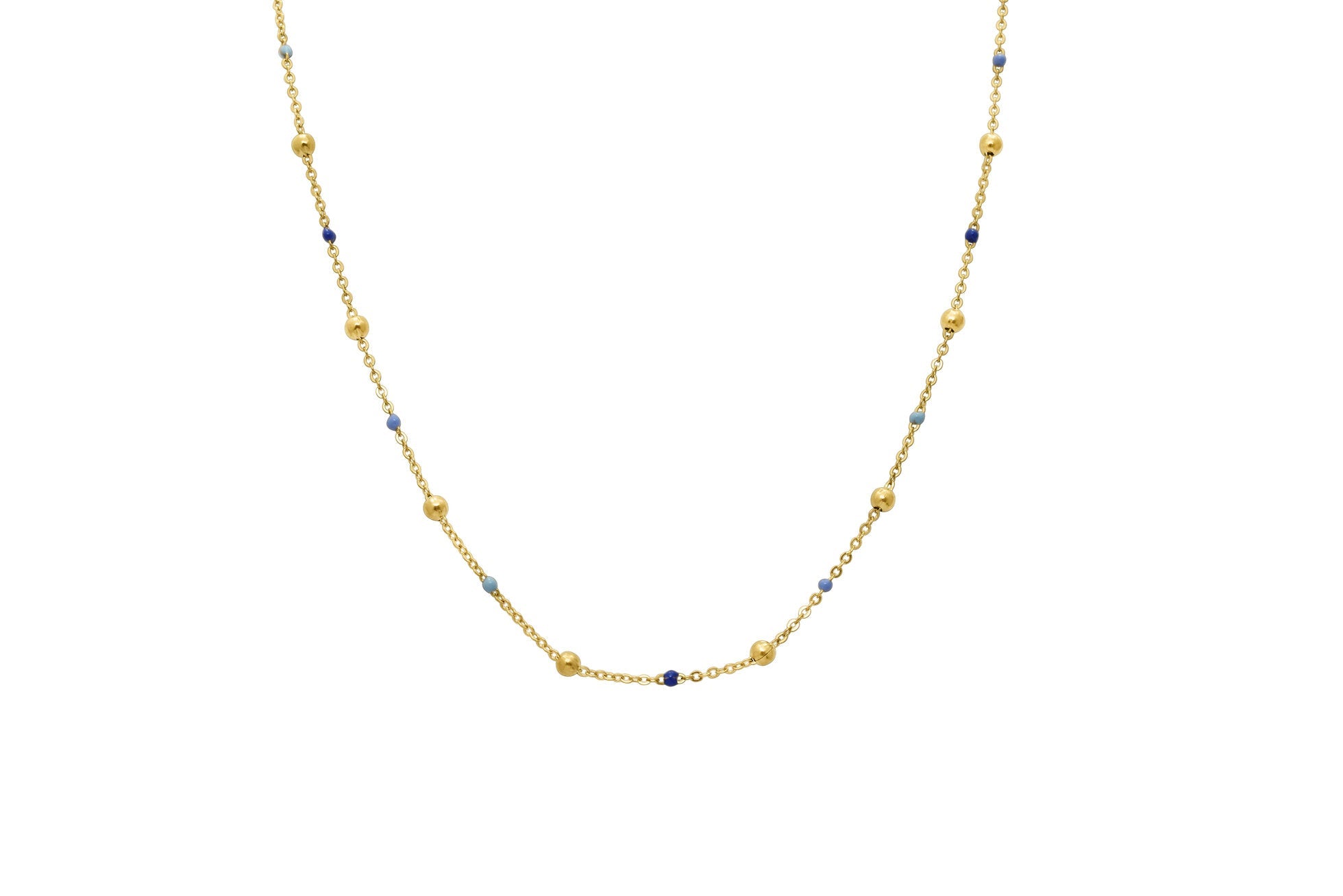 ISLA “Here’s the Skinny” 2 - Pack Necklace | Gold | Bella Blue - Juli's Wearable Art