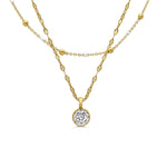 ISLA “Here’s the Skinny” 2 - Pack Necklace | Gold | Clear - Juli's Wearable Art