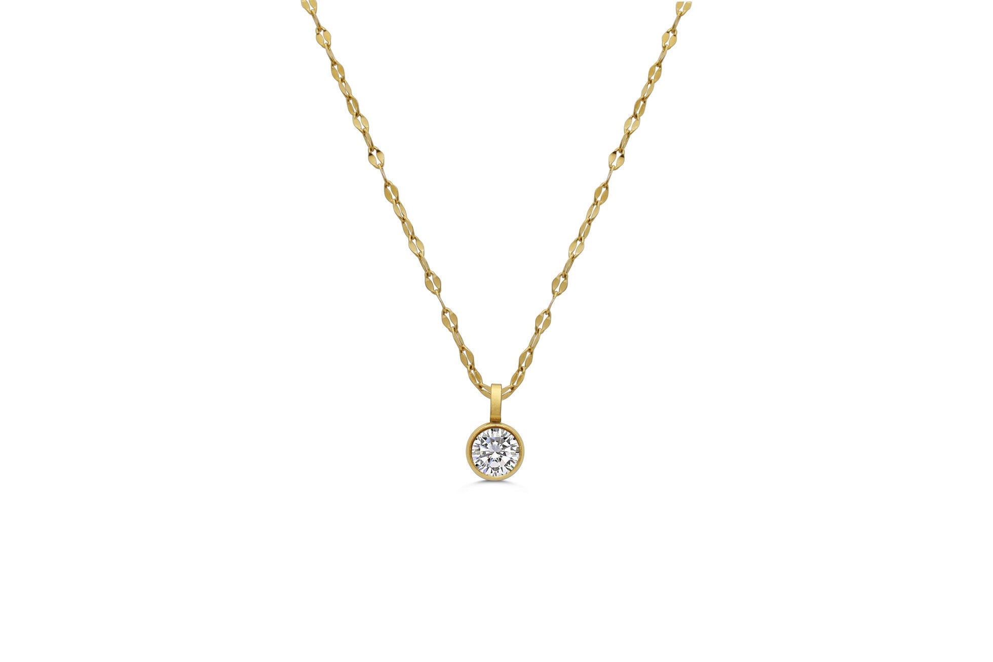 ISLA “Here’s the Skinny” 2 - Pack Necklace | Gold | Clear - Juli's Wearable Art