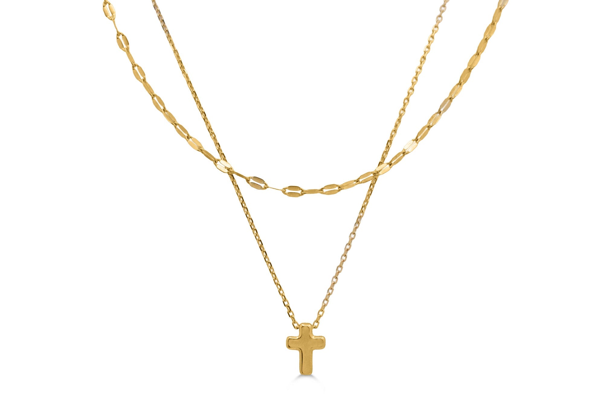 ISLA “Here’s the Skinny” 2-Pack Necklace | Gold | Have Faith - Juli's Wearable Art