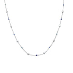 ISLA “Here’s the Skinny” 2 - Pack Necklace | Steel | Bella Blue - Juli's Wearable Art