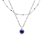 ISLA “Here’s the Skinny” 2 - Pack Necklace | Steel | Bella Blue - Juli's Wearable Art