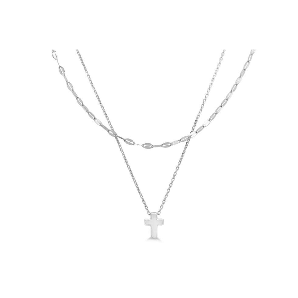 ISLA “Here’s the Skinny” 2-Pack Necklace | Steel | Have Faith