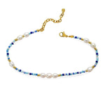ISLA Here's the Skinny | Colors of the Sea Anklet Set | Gold | Bella Blues - Juli's Wearable Art