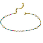 ISLA Here's the Skinny | Colors of the Sea Anklet Set | Gold |Carnivale - Juli's Wearable Art