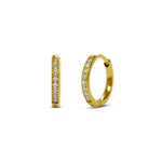 ISLA Hoop Hoop Hooray! Earring Set | Gold | Anacapri Clear - Juli's Wearable Art