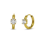 ISLA Hoop Hoop Hooray! Earring Set | Gold | Anacapri Clear - Juli's Wearable Art
