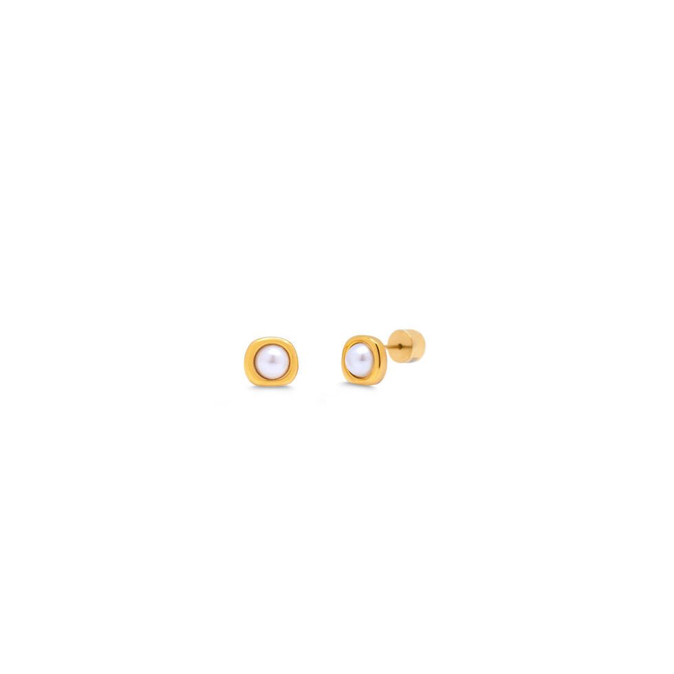 ISLA Hoop Hoop Hooray | The Cove Stud Set | Gold - Juli's Wearable Art