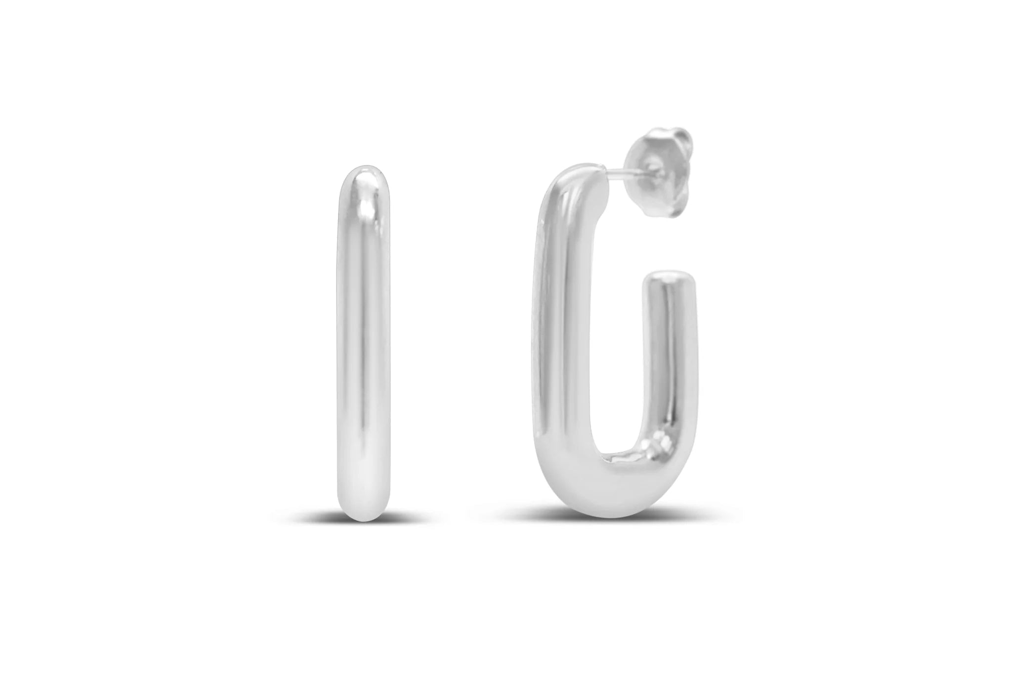 ISLA Link Look Weightless Hoops - Juli's Wearable Art