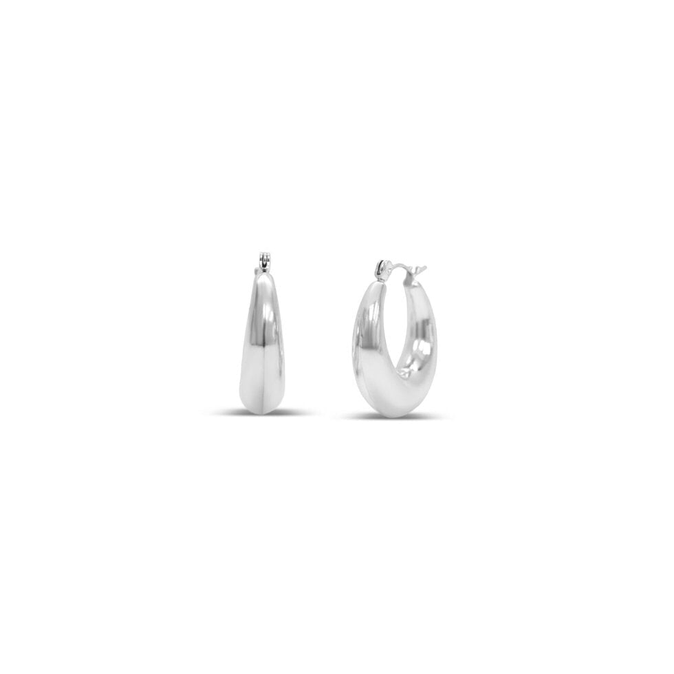 ISLA Round Bottom Hoop Earrings - Juli's Wearable Art