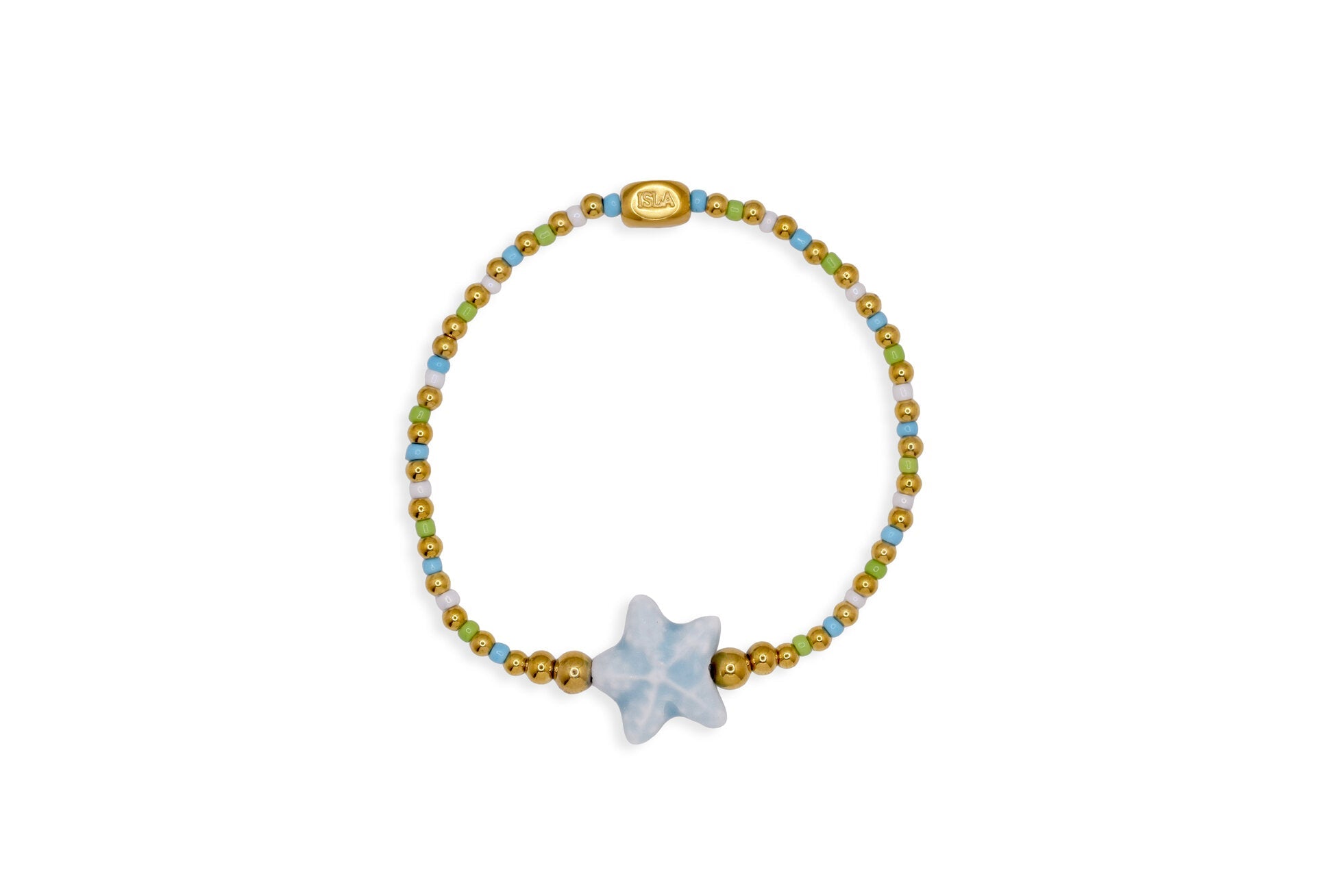 ISLA Stretch of the Sea | Blue Sky Starfish Bracelet - Juli's Wearable Art