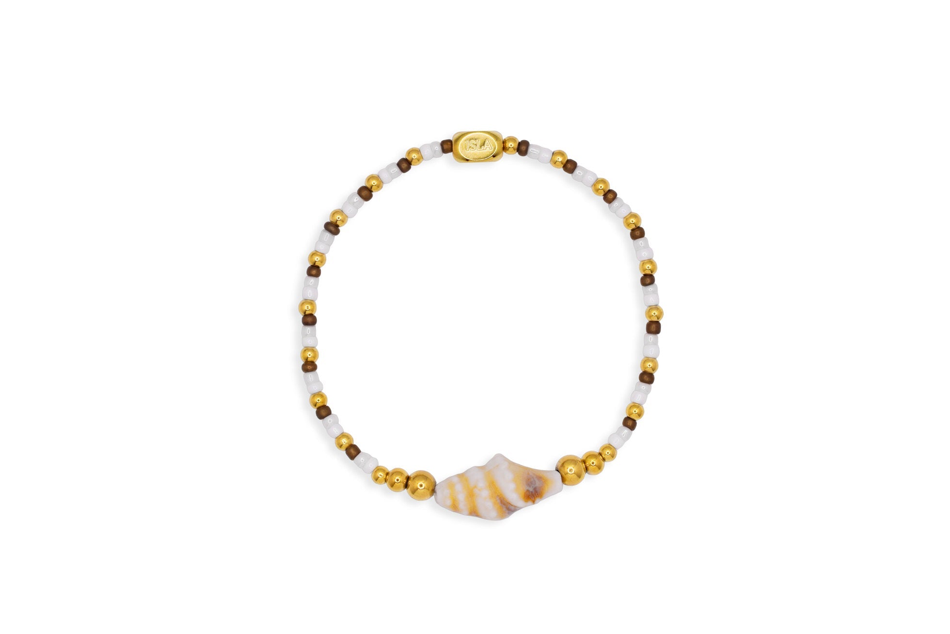 ISLA Stretch of the Sea | Porcelain Shell Bracelet - Juli's Wearable Art