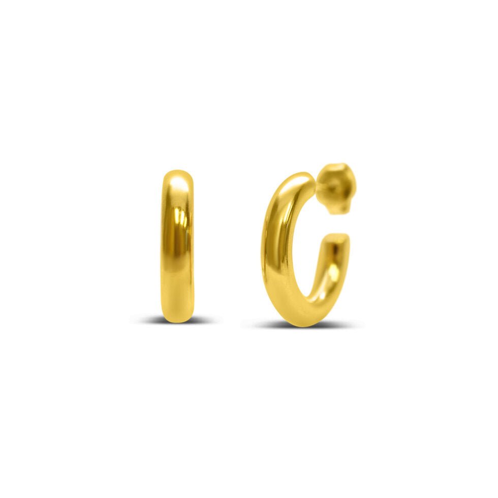 ISLA Weightless Hoop Earrings | Gold - Juli's Wearable Art