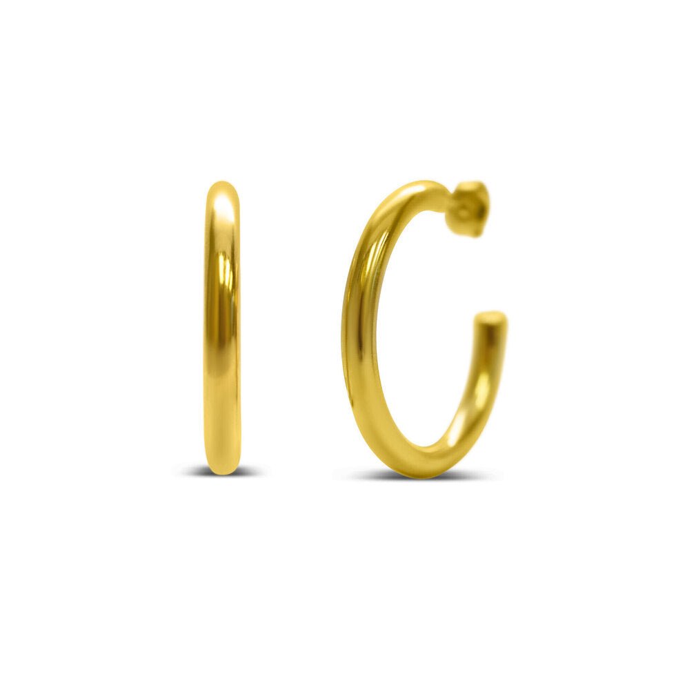 ISLA Weightless Hoop Earrings | Gold - Juli's Wearable Art
