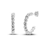 ISLA Weightless Hoops | Totally Twisted 25mm - Juli's Wearable Art