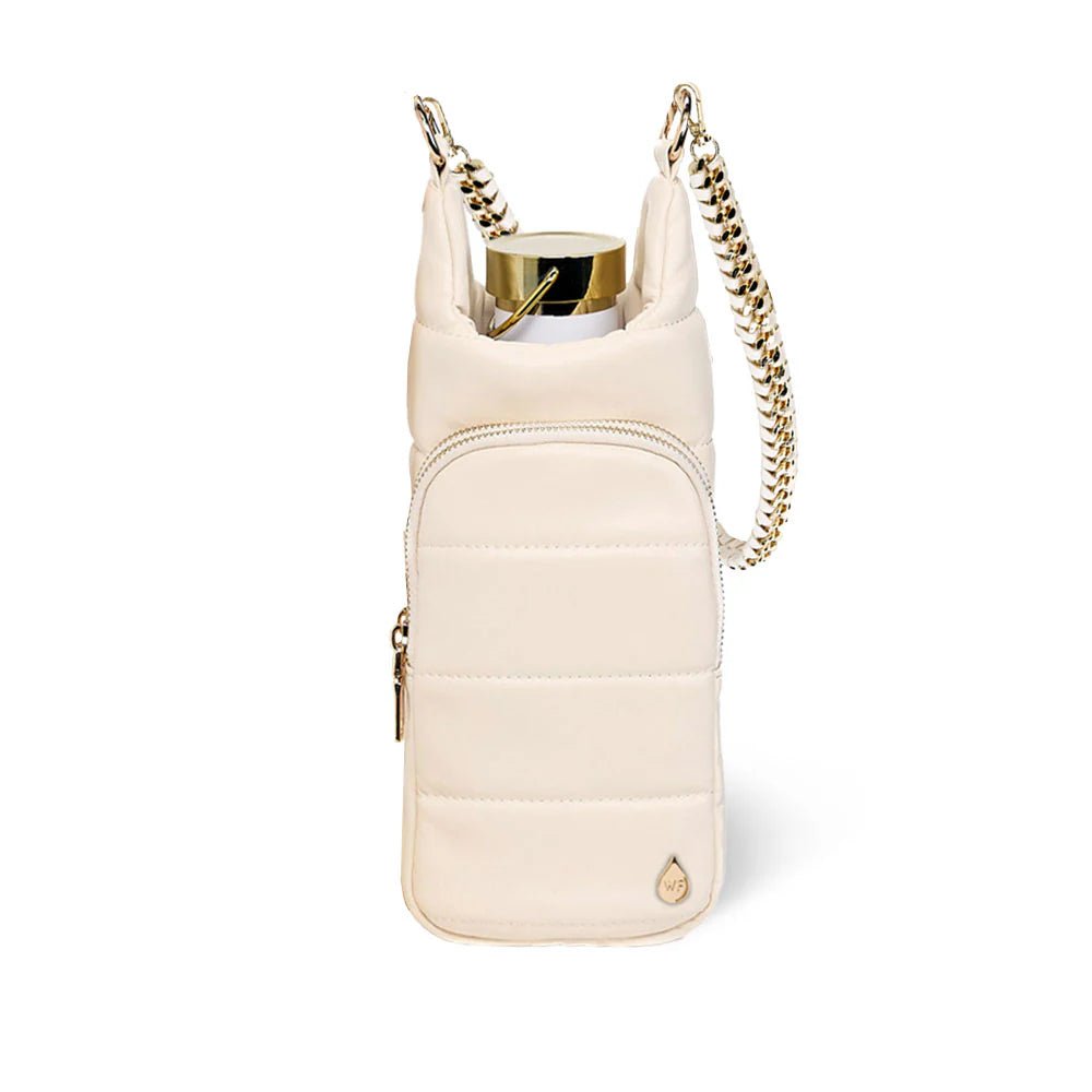 Ivory Vegan Leather HydroBag® with Strap Bundle - Juli's Wearable Art