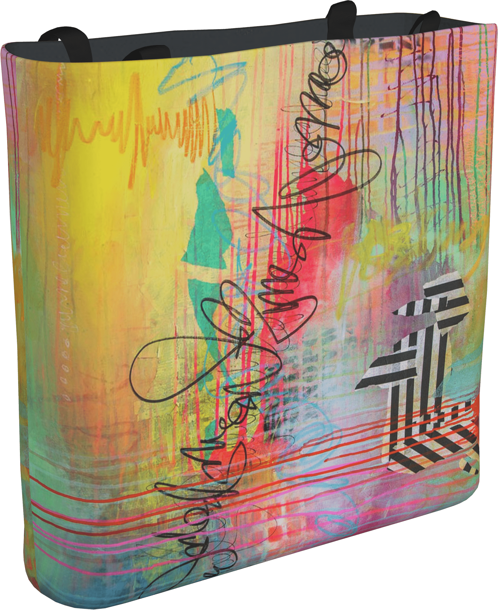 Jen Judd Original Artwork - Large Tote Bags - Juli's Wearable Art