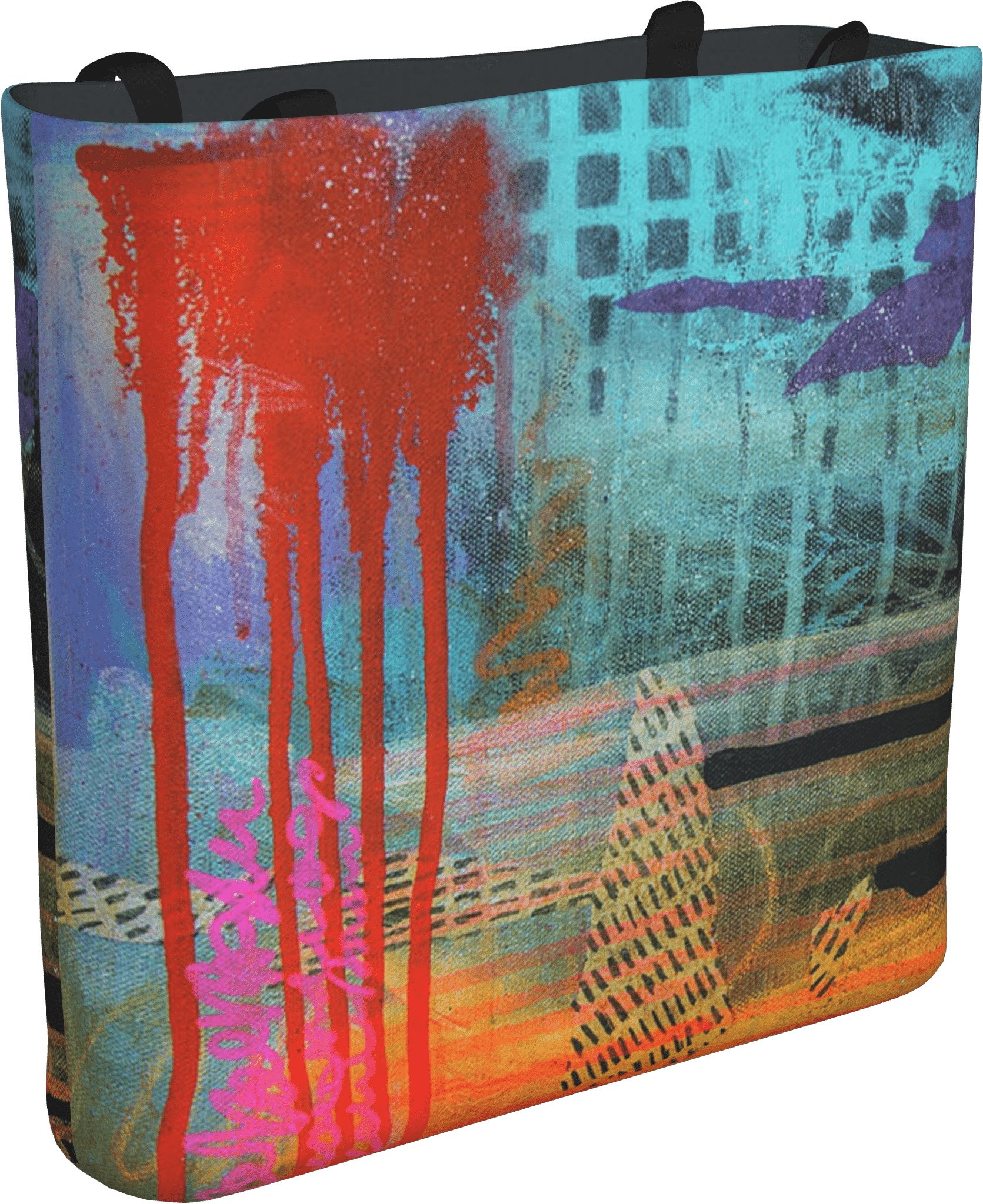 Jen Judd Original Artwork - Large Tote Bags - Juli's Wearable Art