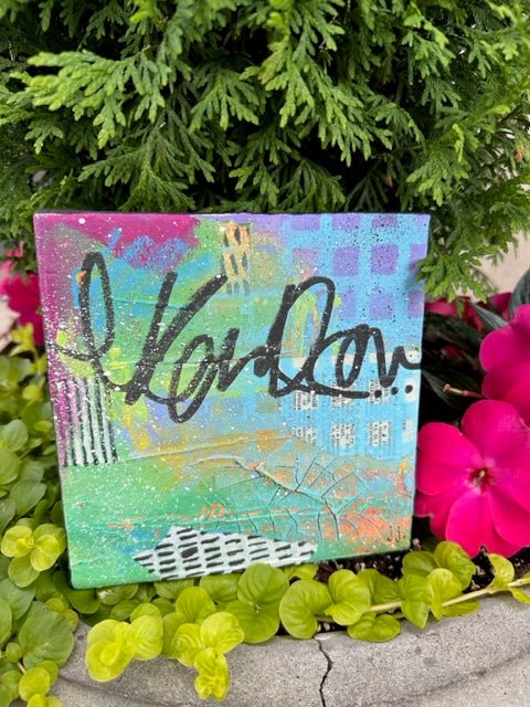 Jen Judd Original Artwork - Mixed Media Canvases - Juli's Wearable Art