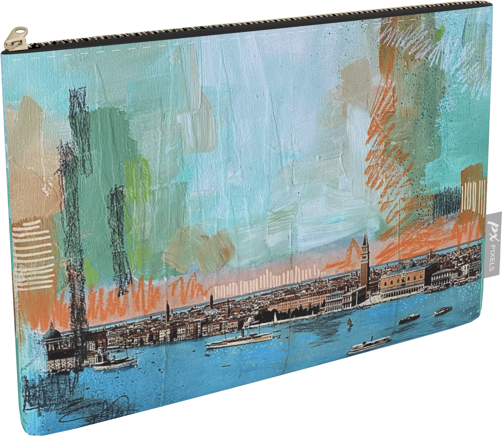 Jen Judd Original Artwork - Zip Pouches - Juli's Wearable Art