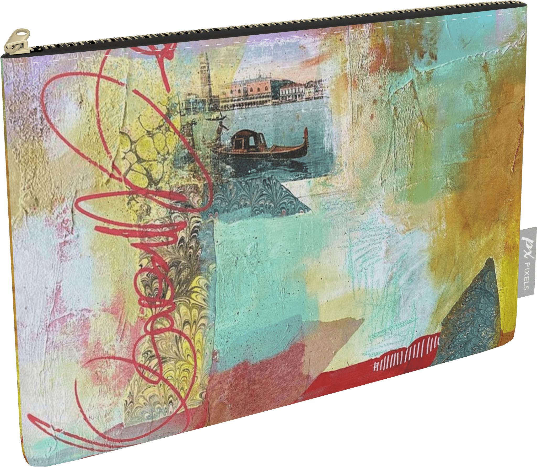 Jen Judd Original Artwork - Zip Pouches - Juli's Wearable Art