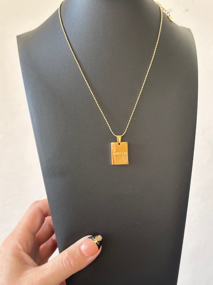 John 3:16 Empowerment Necklace - Juli's Wearable Art