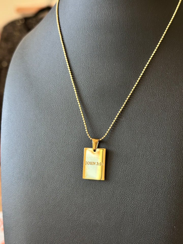 John 3:16 Empowerment Necklace - Juli's Wearable Art