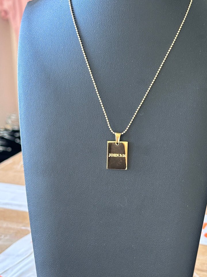 John 3:16 Empowerment Necklace - Juli's Wearable Art