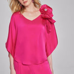 Joseph Ribkoff Floral Detail Top Style - Juli's Wearable Art