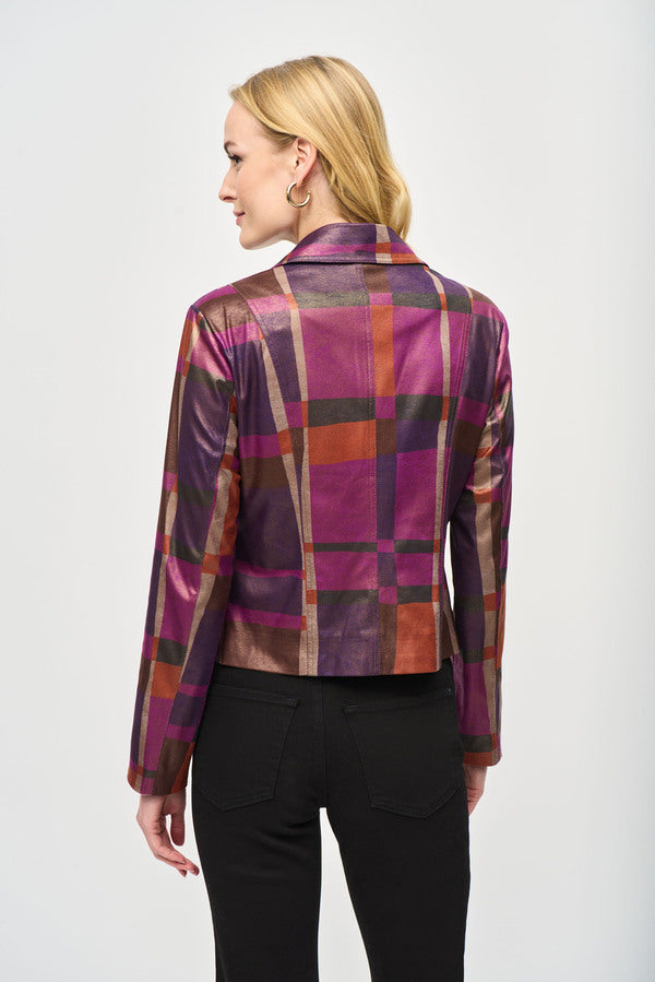 JOSEPH RIBKOFF Bohemian Geometric Everyday Jacket