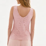 Joseph Ribkoff Signature Stretch Lace V - Neck Camisole - Juli's Wearable Art