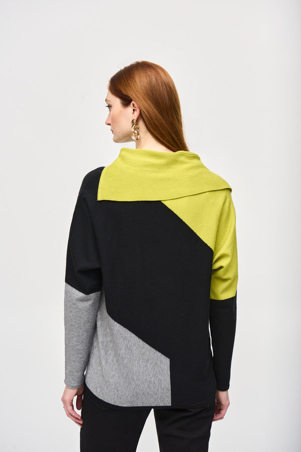 JOSEPH RIBKOFF Color-block Sweater Top