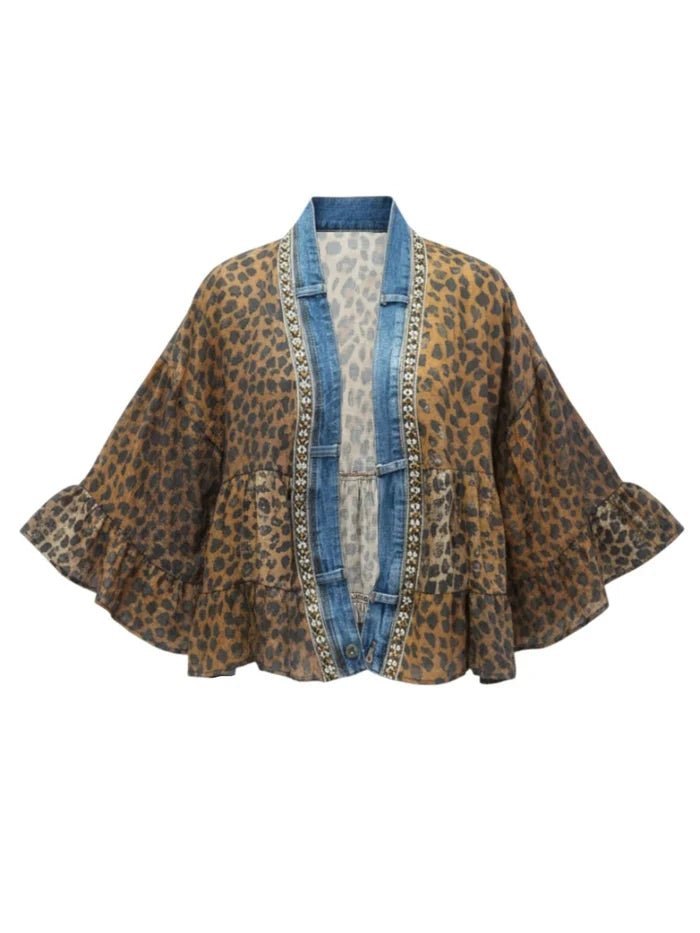 Juno Cardigan | Animal Print