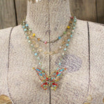 Just Dance Multi Butterfly Layered Necklace - Juli's Wearable Art
