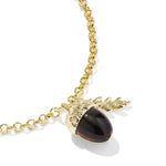 Kendra Scott Acorn Delicate Chain Bracelet | Gold Brown Tiger’s Eye - Juli's Wearable Art