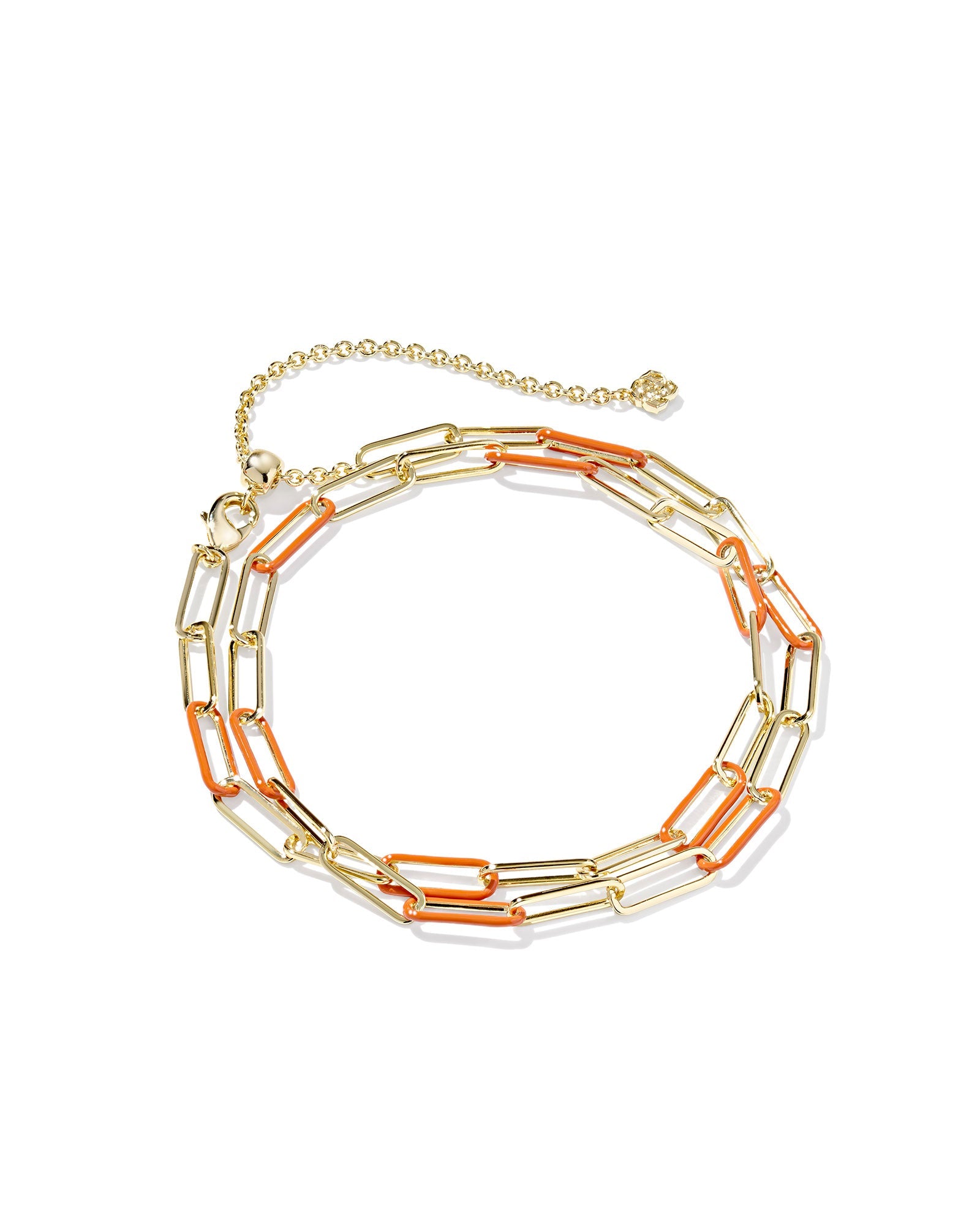 Kendra Scott Ainsley Convertible Necklace - Gold & Dark Orange - Juli's Wearable Art