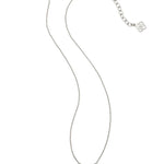 Kendra Scott Ari Heart Short Pendant Necklace in Silver & Bubblegum Pink Kyocera Opal - Juli's Wearable Art