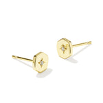 Kendra Scott Arlene Stud Earring Set | Gold | White CZ - Juli's Wearable Art