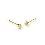 Kendra Scott Arlene Stud Earring Set | Gold | White CZ - Juli's Wearable Art