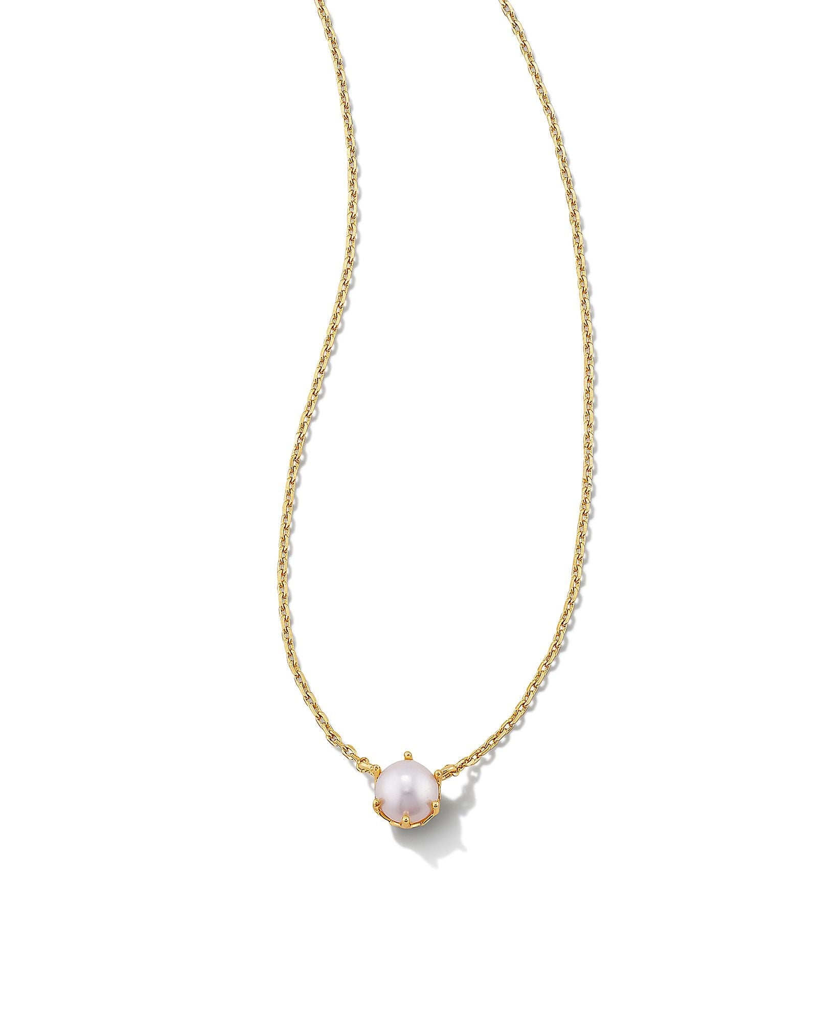 Kendra Scott Ashton Pearl Pendant Necklace | Gold - Juli's Wearable Art