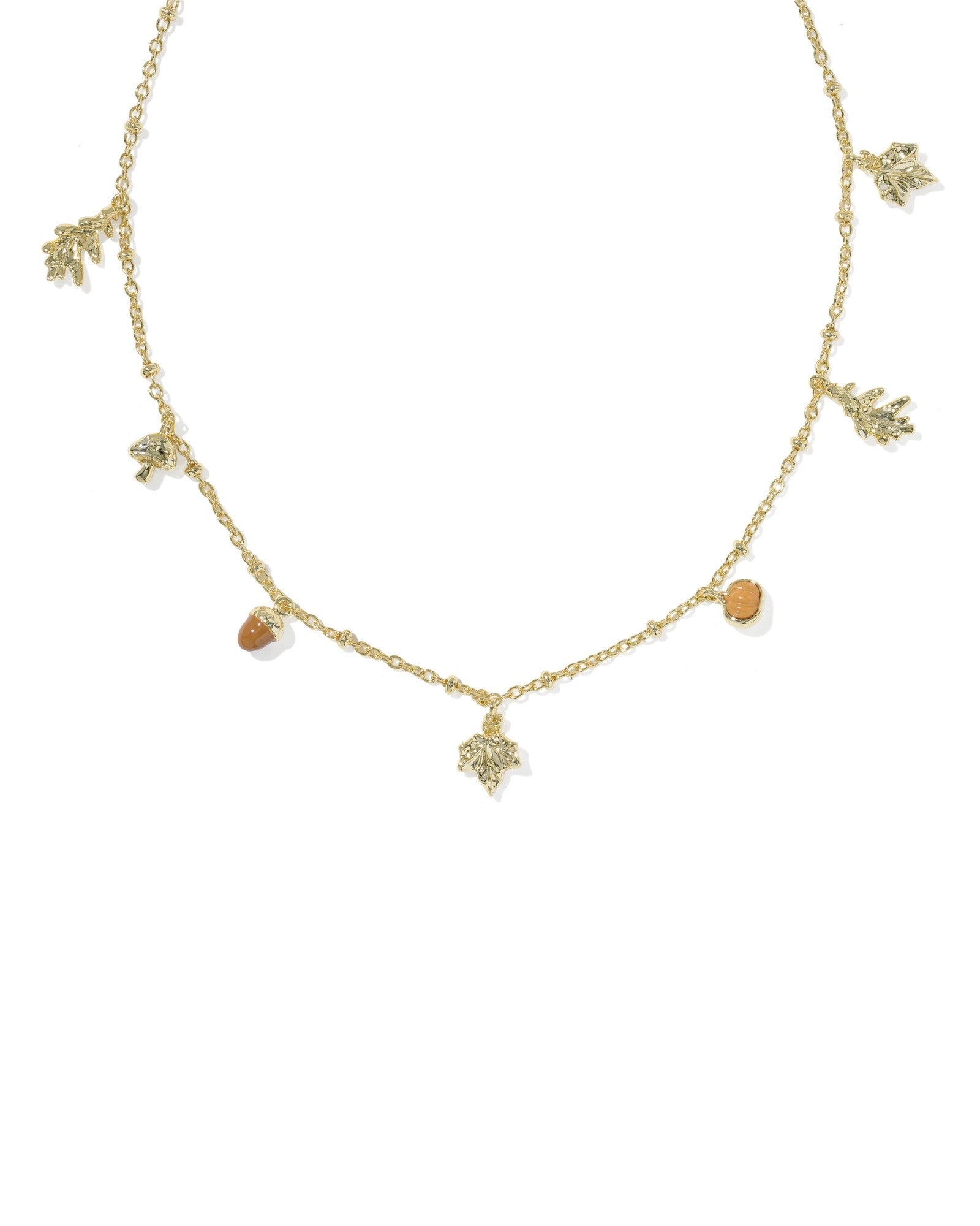 Kendra Scott Autumn Charm Necklace | Gold Multi Mix