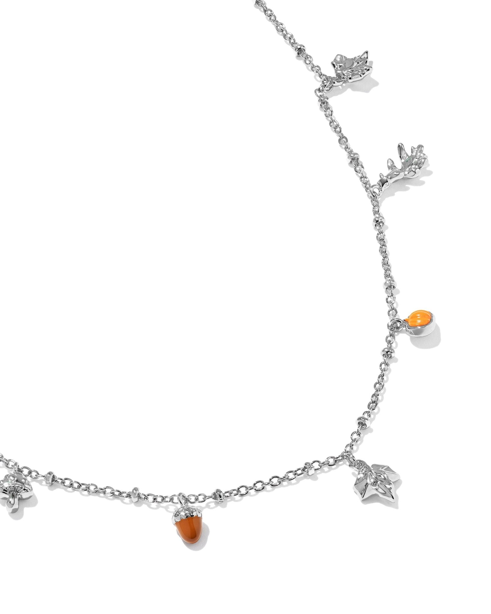 Kendra Scott Autumn Charm Necklace | Silver Multi Mix