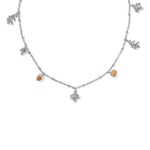 Kendra Scott Autumn Charm Necklace | Silver Multi Mix - Juli's Wearable Art