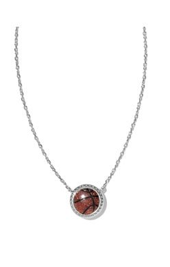 Kendra Scott Basketball Short Pendant Necklace - Juli's Wearable Art